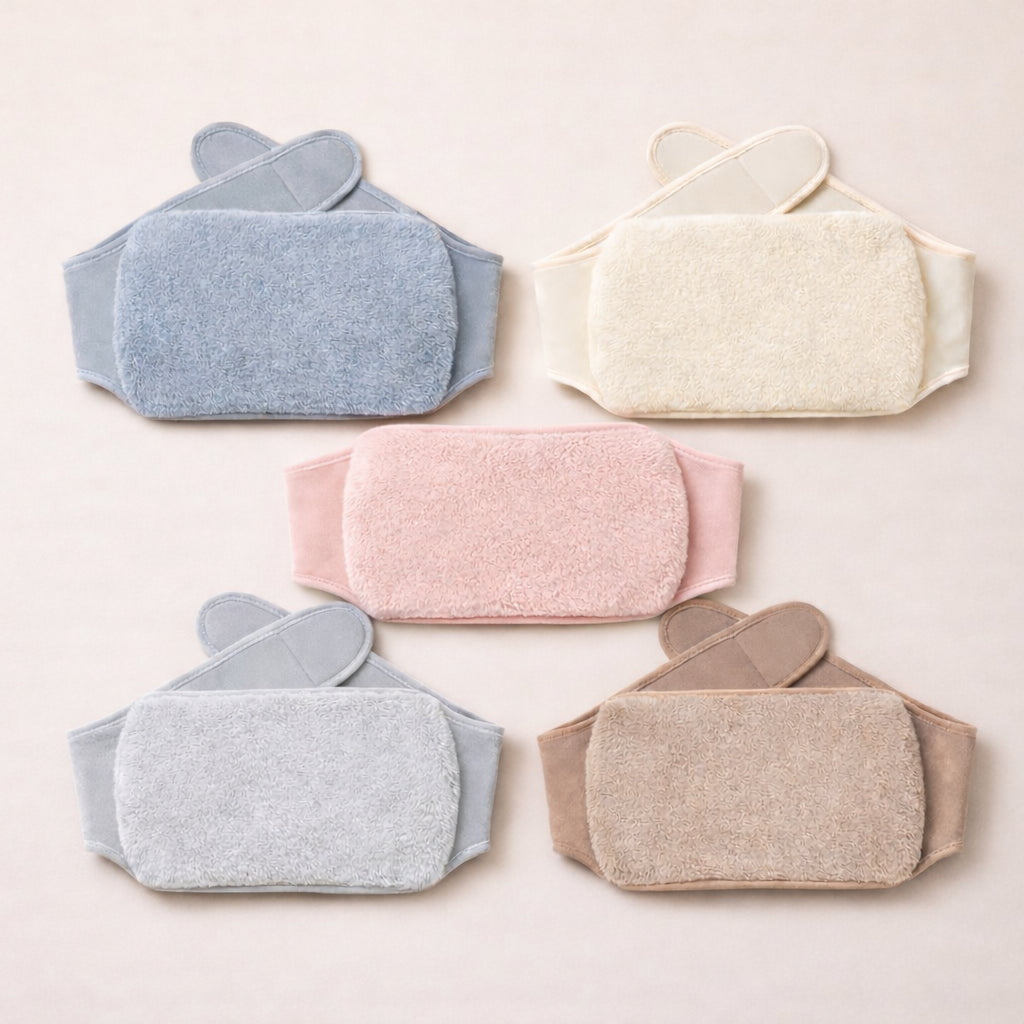 Ceinture bouillotte 1L Ceinture bouillotte 2L LUNEA  disponible en plusieurs couleurs, offrant confort et soulagement des douleurs menstruelles.